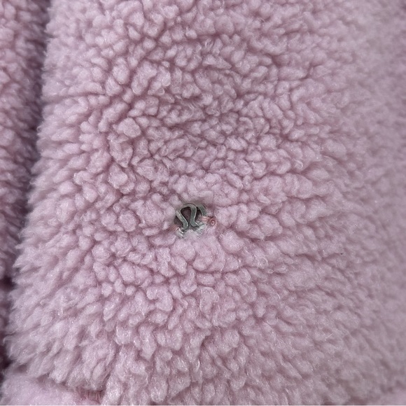 Lululemon - Cinchable Fleece Zip Up - Pink Peony, Size 6.0 - NWT - Picture 7 of 7